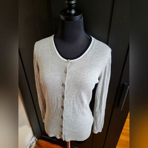 Banana Republic  Grey buttoned  sweater - Size M